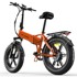 ELETRONBIKE OD20 Sklopivi električni bicikl 20" FAT, 250 W, 48 V / 13 Ah, domet do 100 km, narančasti